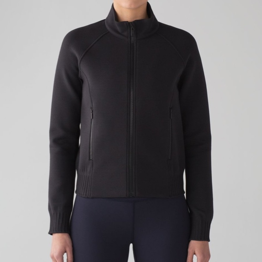 Lululemon Black Bomber Jacket